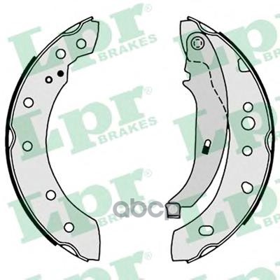 Комплект тормозных колодок 08680 Lpr арт. 08680