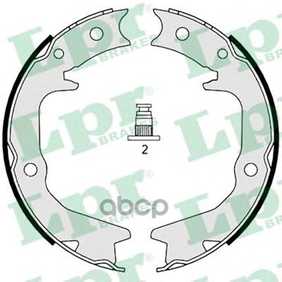 Колодки тормозные барабанные Lpr арт. 08920