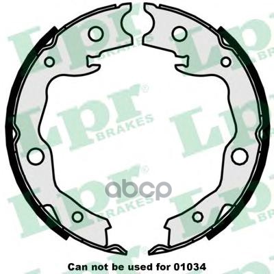 Колодки барабанные 09870 Lpr арт. 09870