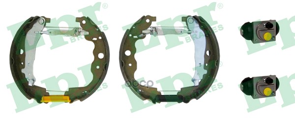 Колодки тормозные барабанные Lpr арт. OEK702