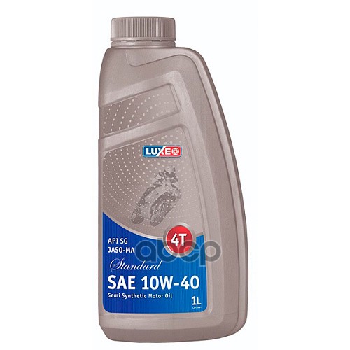 Luxe 10W-40 SG JASO-MA Standard 4Т  пс 1л 123