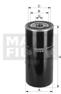 Фильтр гидросистемы WD724/6 MANN-FILTER арт. WD724/6