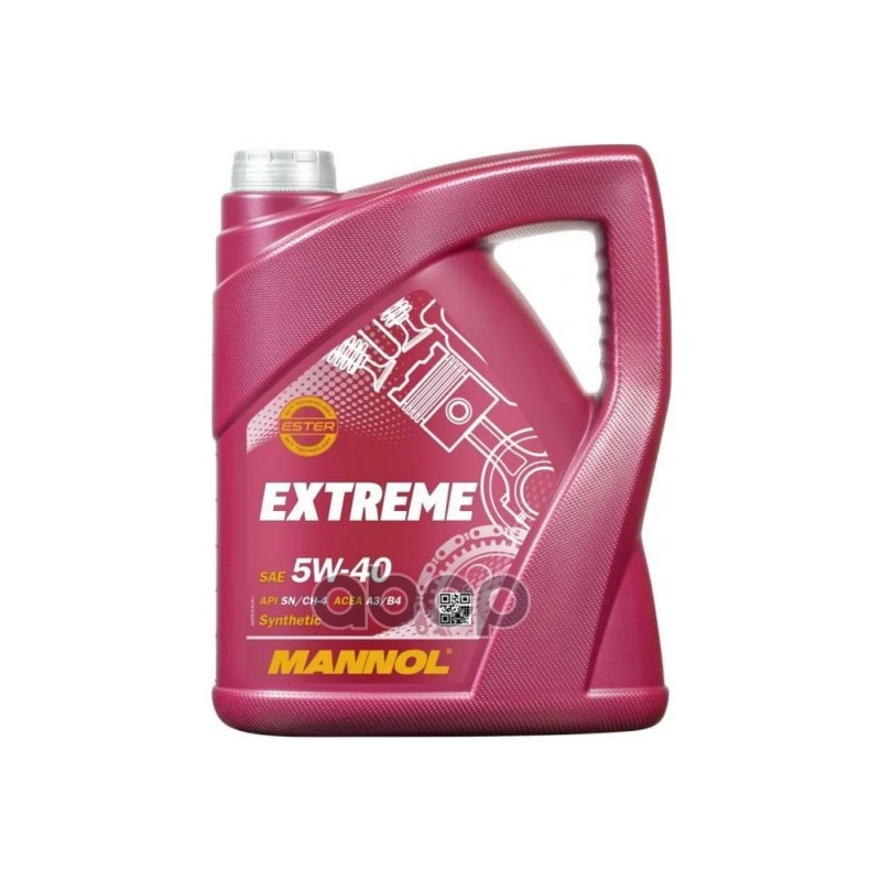 Масло моторное EXTREME 5w40 5l MANNOL арт. 1022