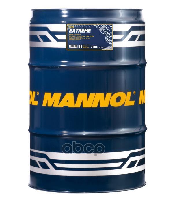 MANNOL Масло моторное синтетическое 7915 Extreme 5W40 SN/CH-4, A3/B4 208л