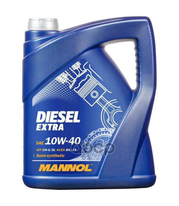 MANNOL Масло моторное MANNOL Diesel Extra 10W-40 полусинтетическое 5 л 1106