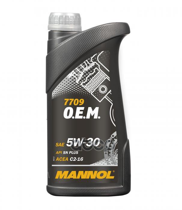 MANNOL Масло моторное MANNOL 7709 O.E.M. for Toyota Lexus 5W-30 синтетическое 1 л 1196