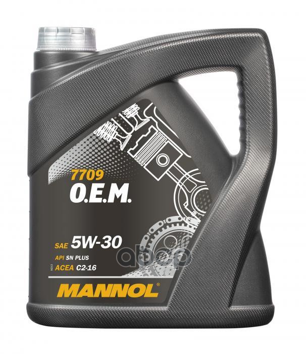 MANNOL Масло моторное синтетическое 7709 for Toyota Lexus 5W30 SN, A5/B5 4л