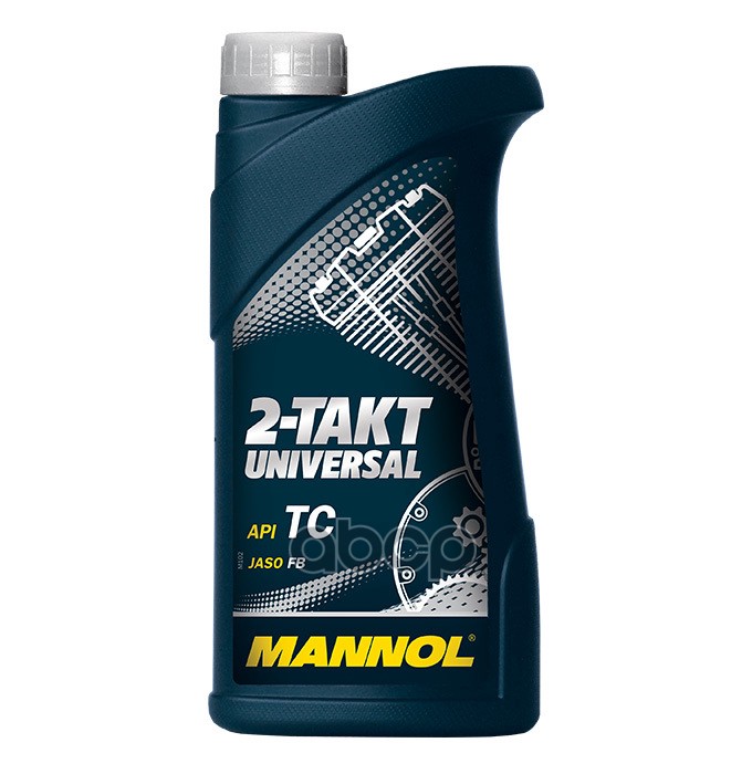 Масло моторное 2T Mannol 2-Takt Universal минеральное 1 л 1408 MANNOL арт. 1408