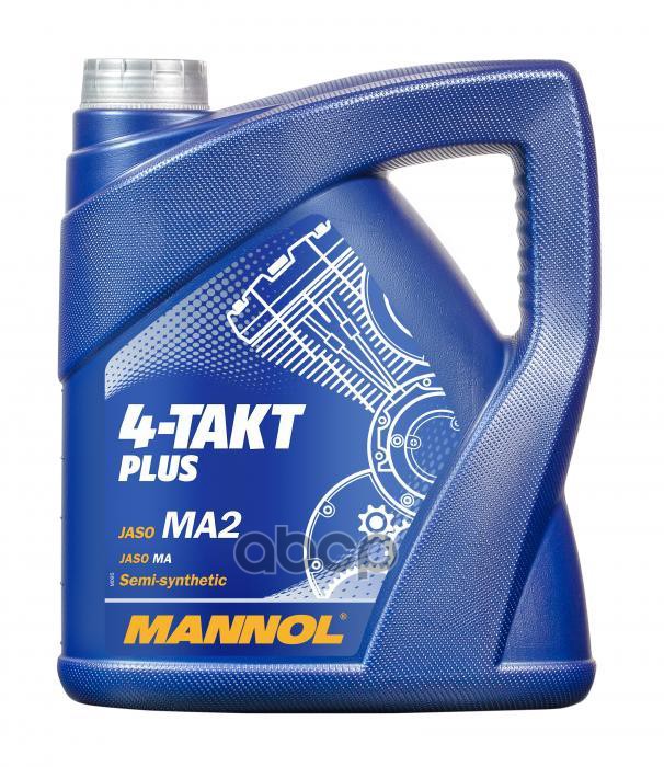Масло моторное MANNOL 4-Takt Plus 10W-40 полусинтетическое 4 л 1425 MANNOL арт. 1425