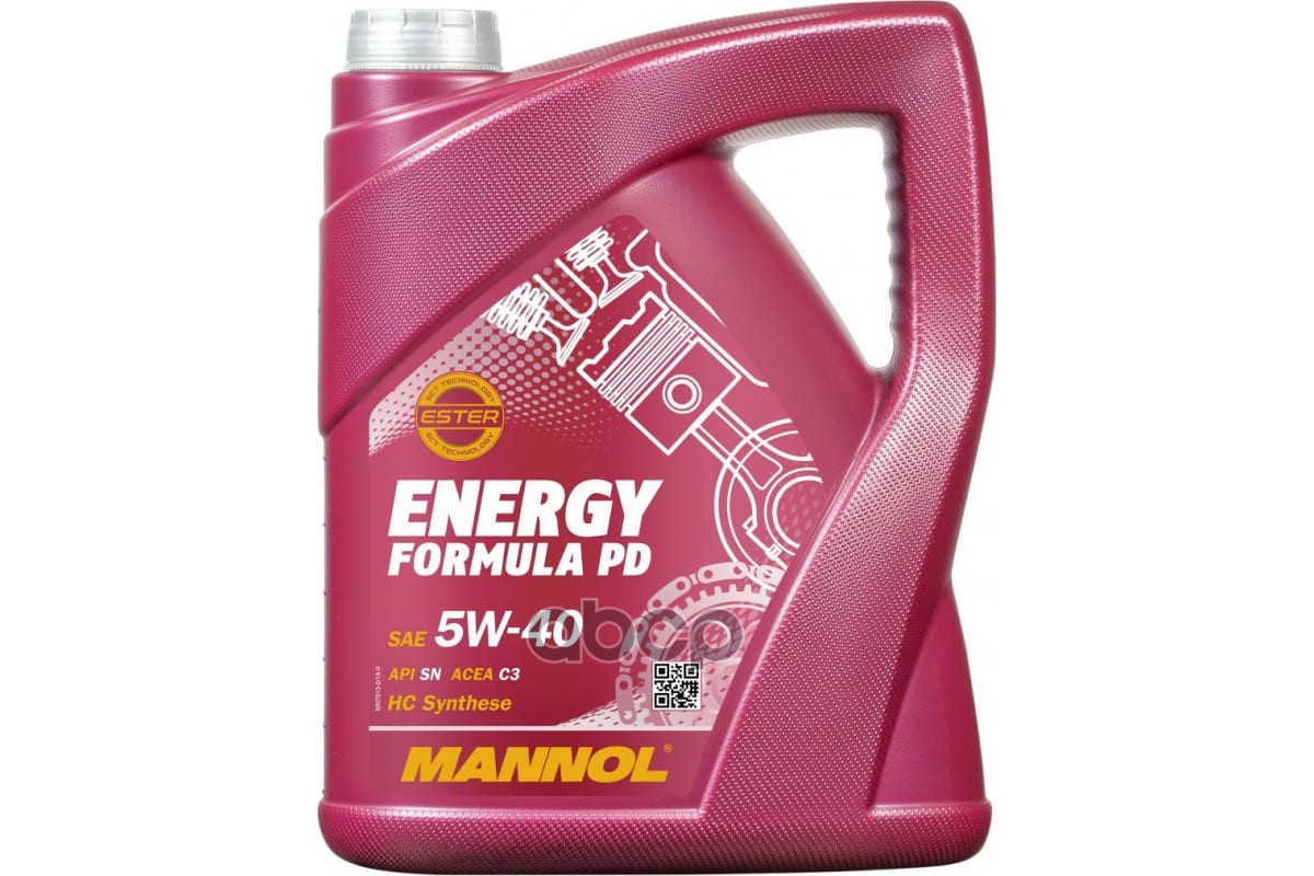 MANNOL Масло моторное ENERGY FORMULA PD 5W-40 (5л)