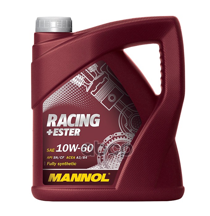 MANNOL Масло моторное синтетическое 7902 Racing+Ester 10W60 SN/CH-4, A3/B4 4л