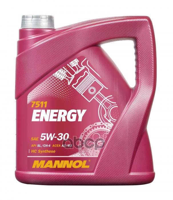 MANNOL Масло моторное Energy 5W-30 SL син. (4л)