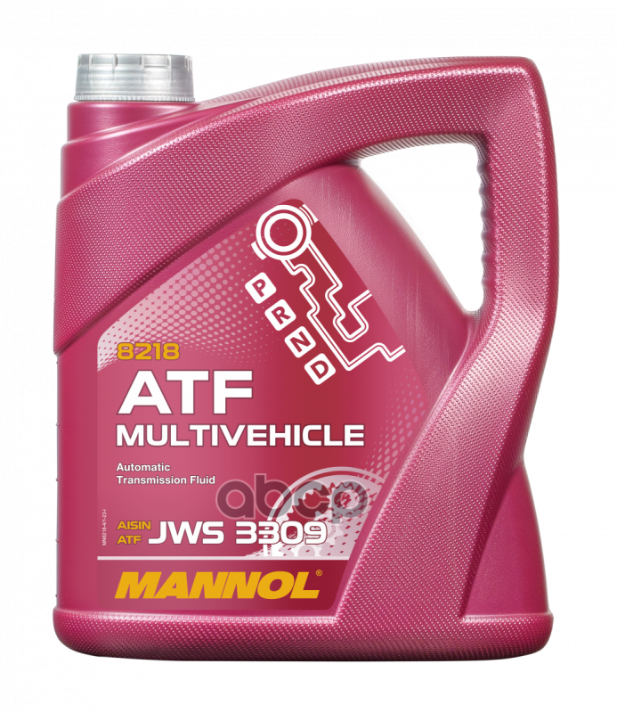 Масло трансмиссионное синтетическое 8218 ATF Multivehicle JWS 3309 4л MANNOL арт. 82184