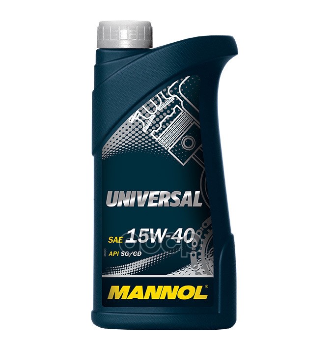 MANNOL Universal 15W40 Sg/Cd 1Л.