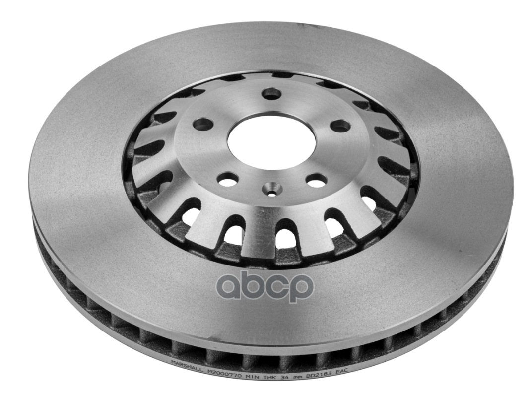 Тормозной диск передн. Audi A4 (B9) 15- / A6 (C8) 18 Audi A4 (B9) 2015- / Audi A6 (C8) 2018- Marshall M2000770 MARSHALL арт. ...