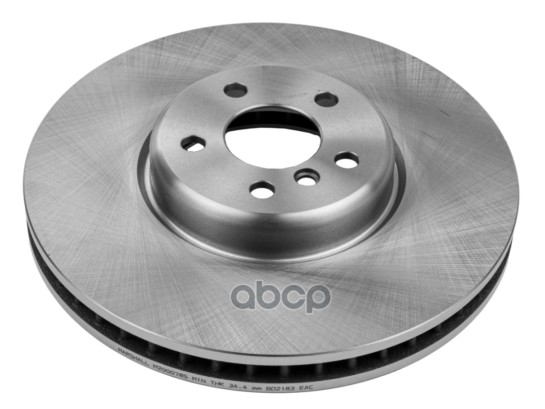 Диск тормозные передние левый (вентилируемый) MARSHALL арт. M2000785