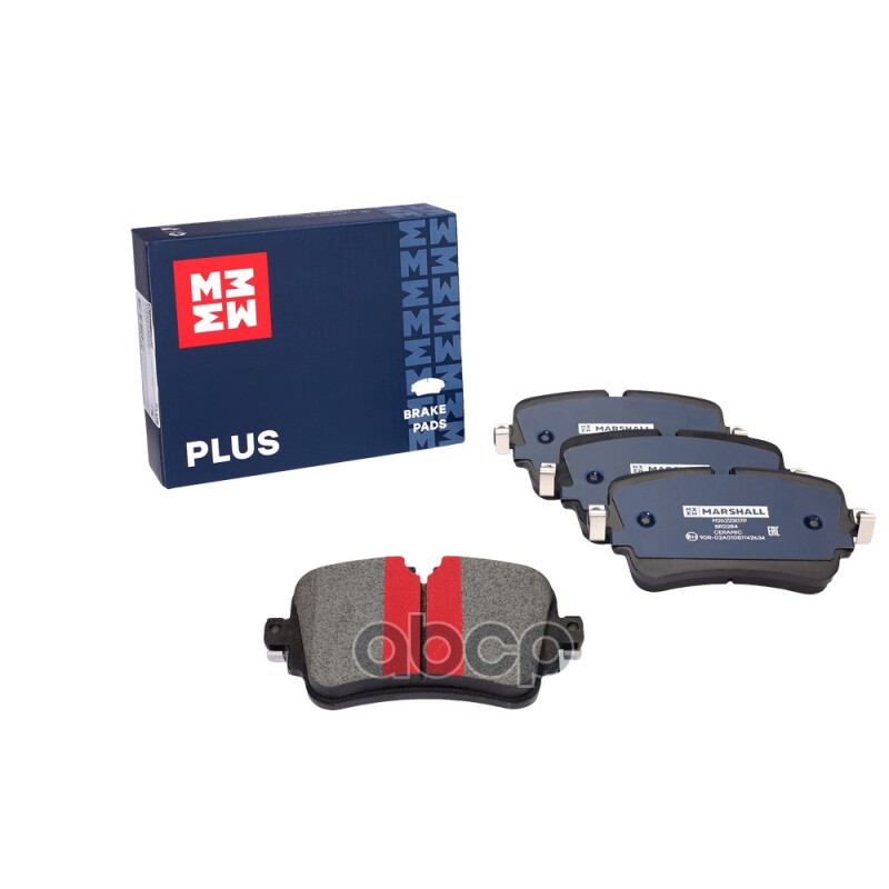 Торм. колодки дисковые задн. PLUS Audi Q7 (4M) 15- (M2622307P) MARSHALL арт. M2622307P