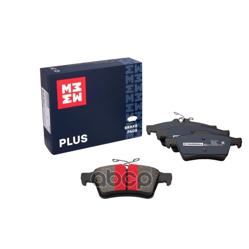 Торм. колодки дисковые задн. PLUS Ford Focus II 04- Citroen C5 II 08- Mazda 3 I BK II BL 03- M2624167P MARSHALL арт. M2624167P