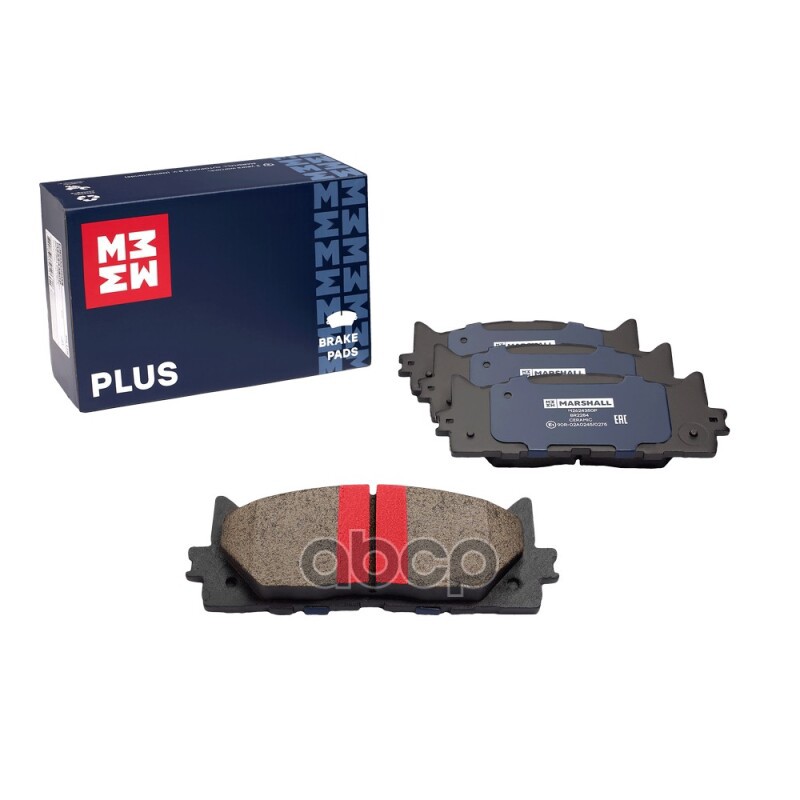Торм. колодки дисковые передн. PLUS Toyota Camry (V40, V50) 06-, Lexus ES V 06- (M2624350P) MARSHALL арт. M2624350P
