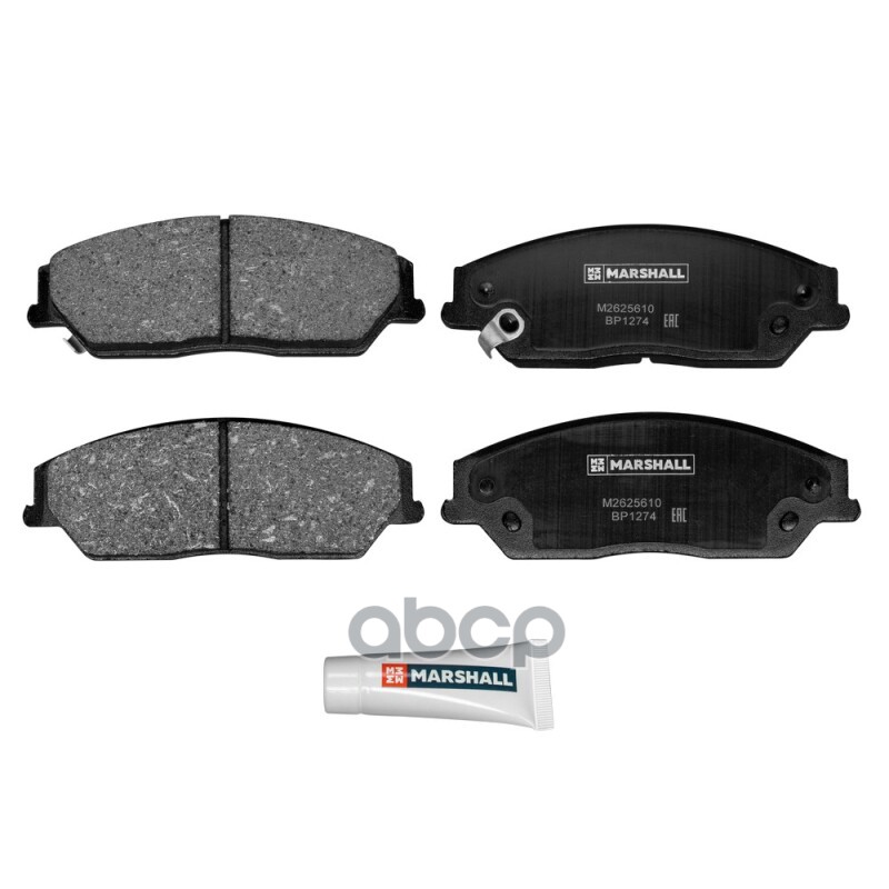 Торм. колодки дисковые передн. Geely Emgrand X7 11-, Toyota Camry V30 01-, Camry V40 06-, Camry V50 MARSHALL арт. M2625610