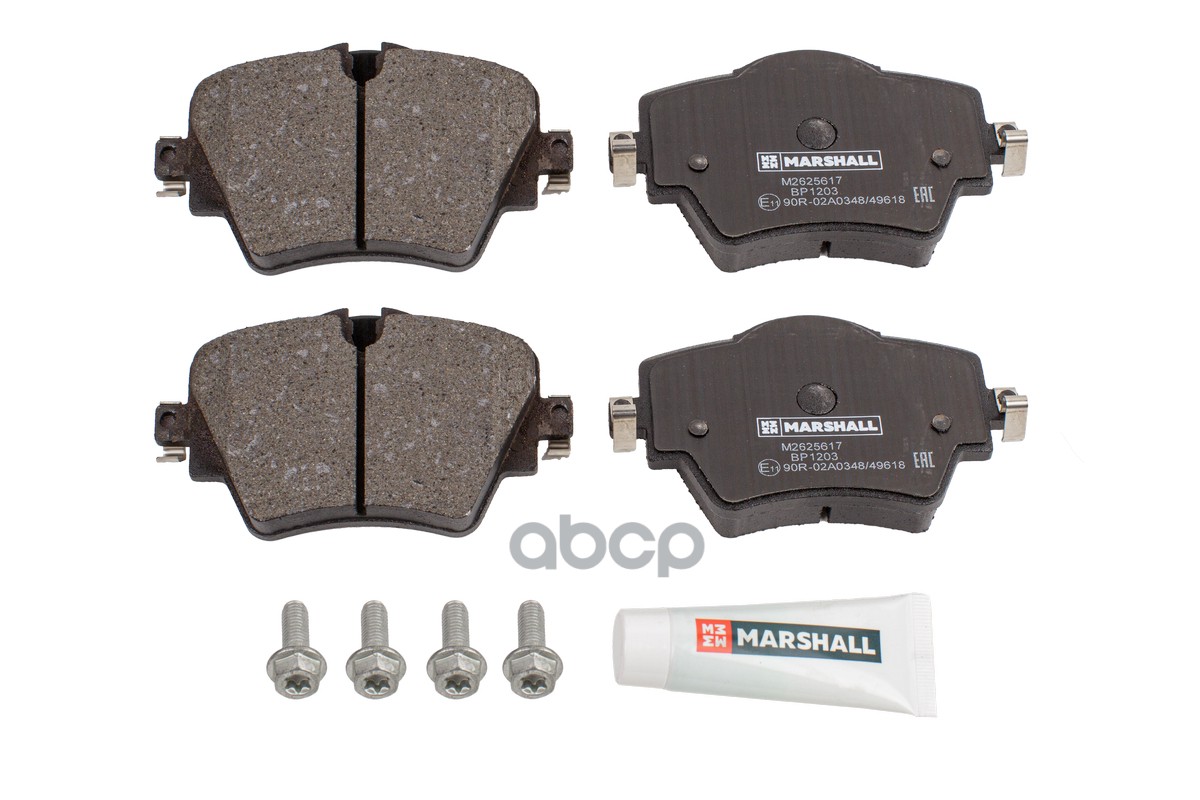 Торм. колодки дисковые передн. BMW 5 G30 17- M2625617 MARSHALL арт. M2625617