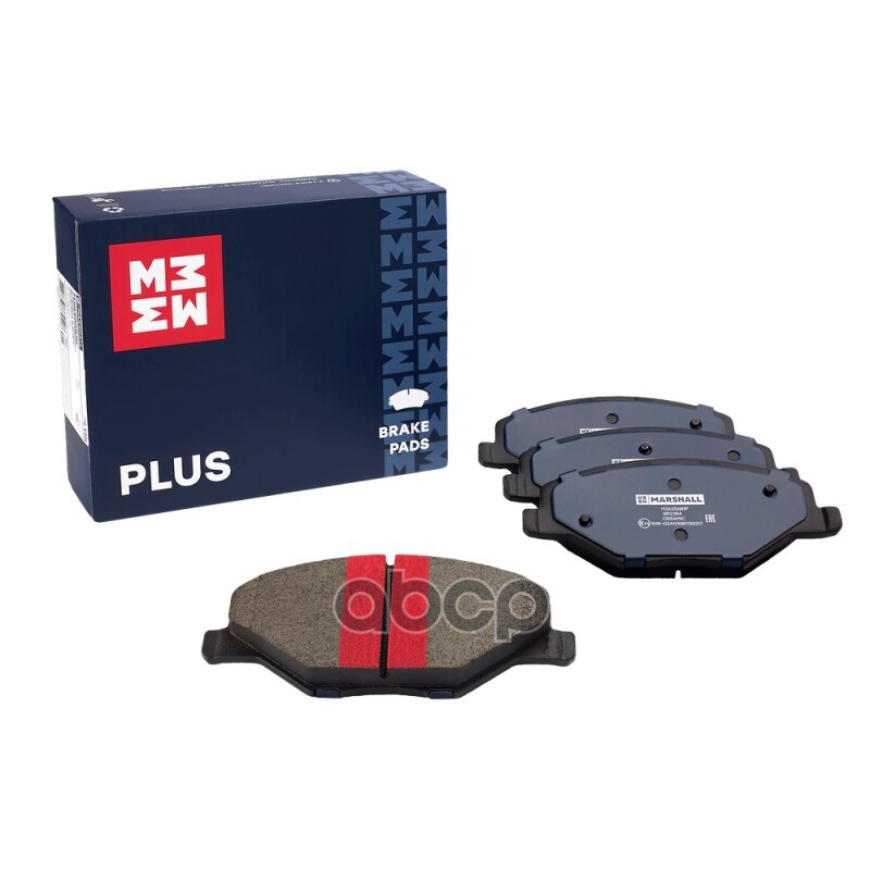Торм. колодки дисковые передн. PLUS Skoda Fabia II III 07- Rapid I II 12- VW Polo Sedan I II 10- M2625681P MARSHALL арт. M262...