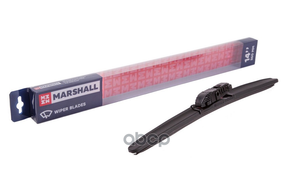 Щетка стеклоочистителя бескаркасная 14” / 36 см hook, side pin, push/pinch button 19 mm (MW2545) MARSHALL арт. MW2545