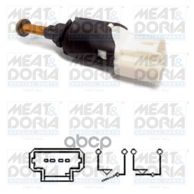 Датчик стоп-сигнала (OE) Citroen C3 I  C5 I   Peugeot 206 (2A/C) MEAT & DORIA арт. 35061