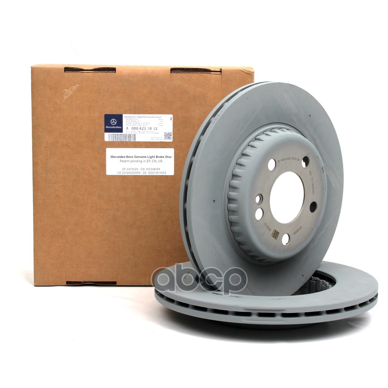 Диск тормозной задний MERCEDES-BENZ A000 423 18 12 MERCEDES-BENZ арт. A000 423 18 12