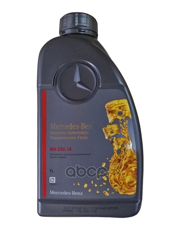 Масло трансмиссионное MERCEDES-BENZ ATF MB 236.14 1 л A000 989 43 04 11 FDNR MERCEDES-BENZ арт. A000 989 43 04 11 FDNR