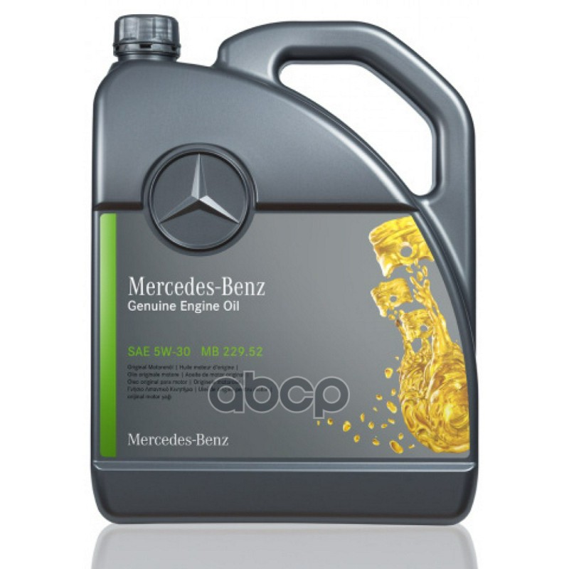 Масло Моторное Mercedes-Benz (Синтетическое) 5Л 5W30 229.52 Бензин MERCEDES-BENZ арт. A000989700613ABDW