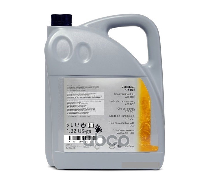 5L Atf Dct Mb 236.21 Масло Трансмиссионное MERCEDES-BENZ арт. A001989850311