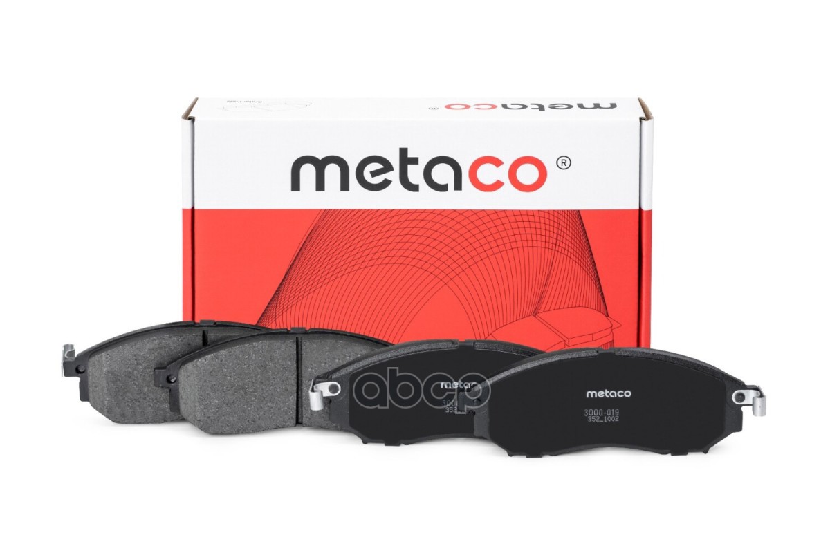 Колодки тормозные передние к-кт METACO арт. 3000-019