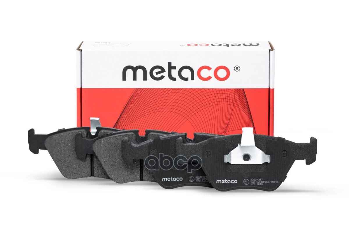 Колодки тормозные передние к-кт 3000097 METACO арт. 3000-097
