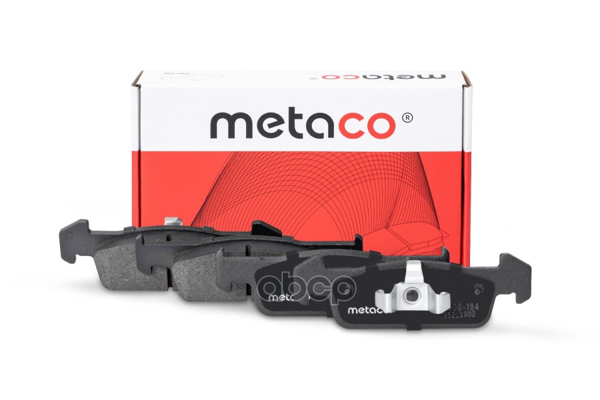 Колодки тормозные передние к-кт 3000184 METACO арт. 3000-184