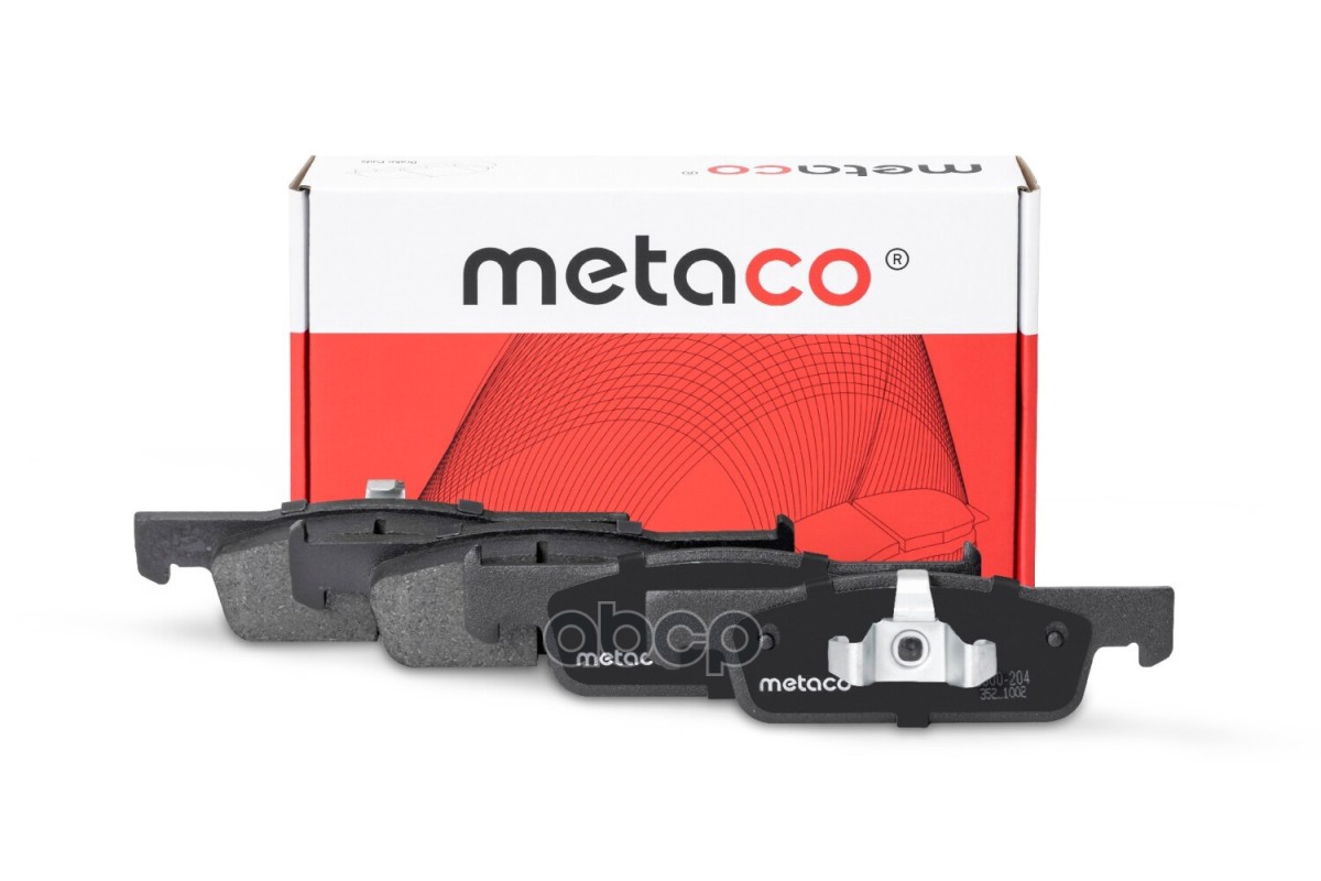 Колодки тормозные передние к-кт 3000204 METACO арт. 3000-204