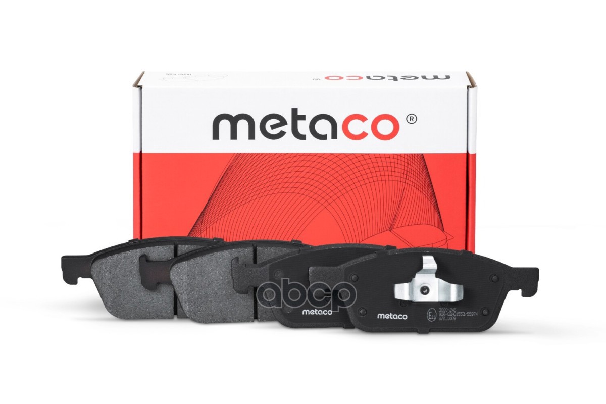 Колодки тормозные передние к-кт METACO арт. 3000-246