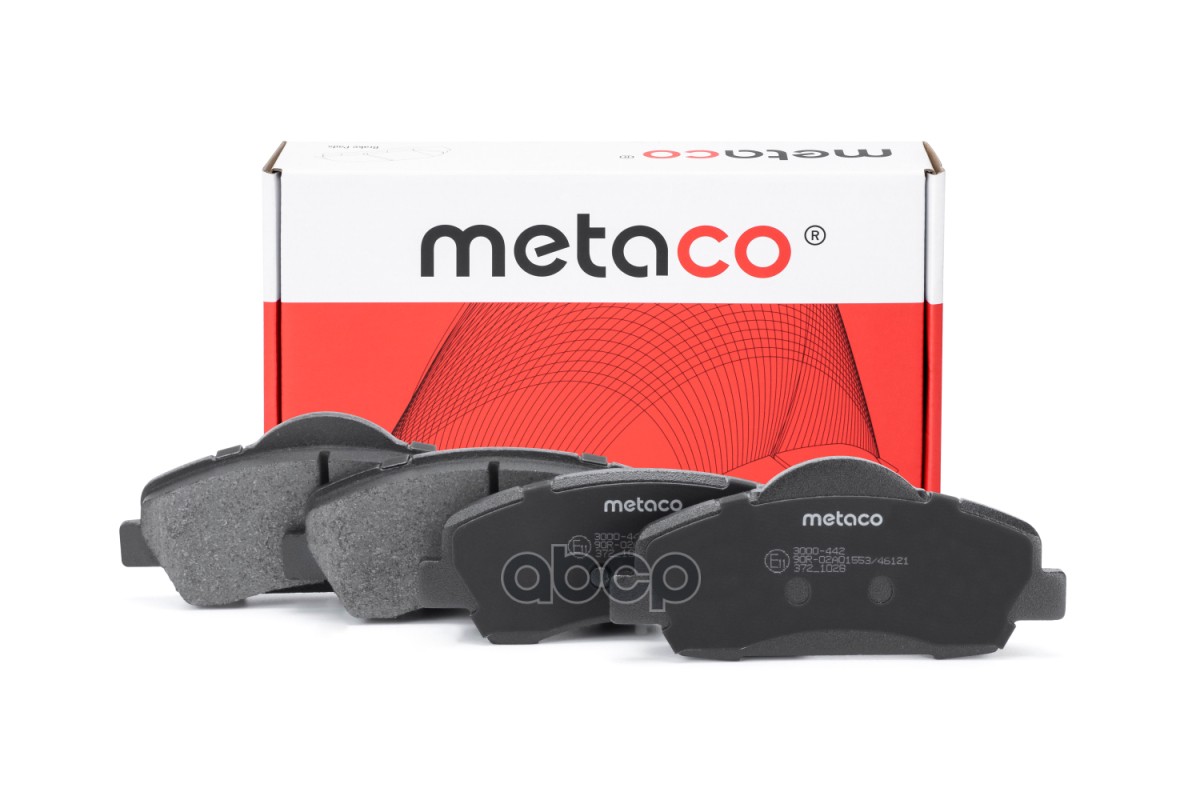 Колодки тормозные передние к-кт METACO арт. 3000442