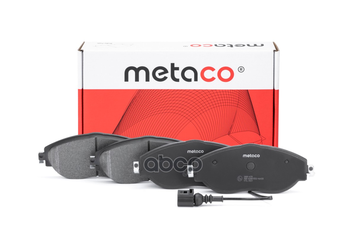 Колодки тормозные передние к-кт 3000478 METACO арт. 3000-478