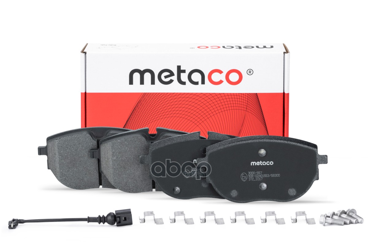 Колодки тормозные передние к-кт METACO арт. 3000557
