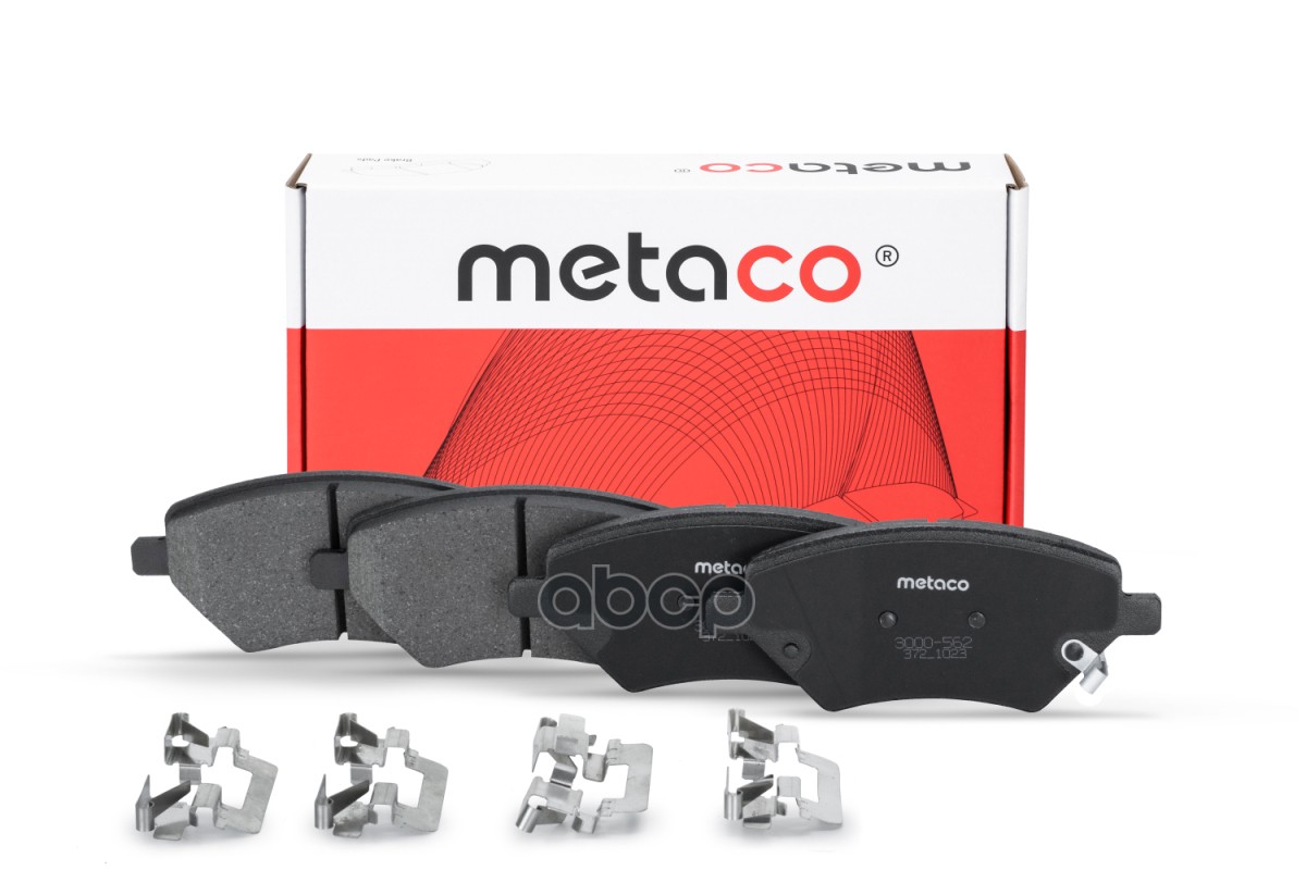 Колодки тормозные передние к-кт 3000562 METACO арт. 3000-562
