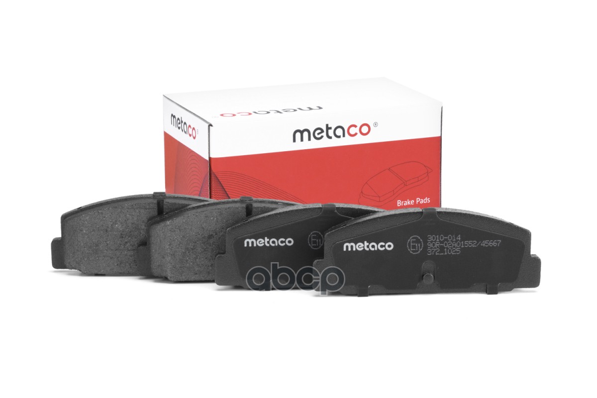 Колодки тормозные задние дисковые к-кт METACO арт. 3010-014