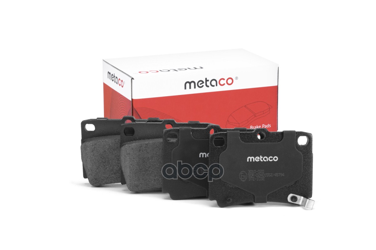 Колодки тормозные задние дисковые к-кт 3010020 METACO арт. 3010-020