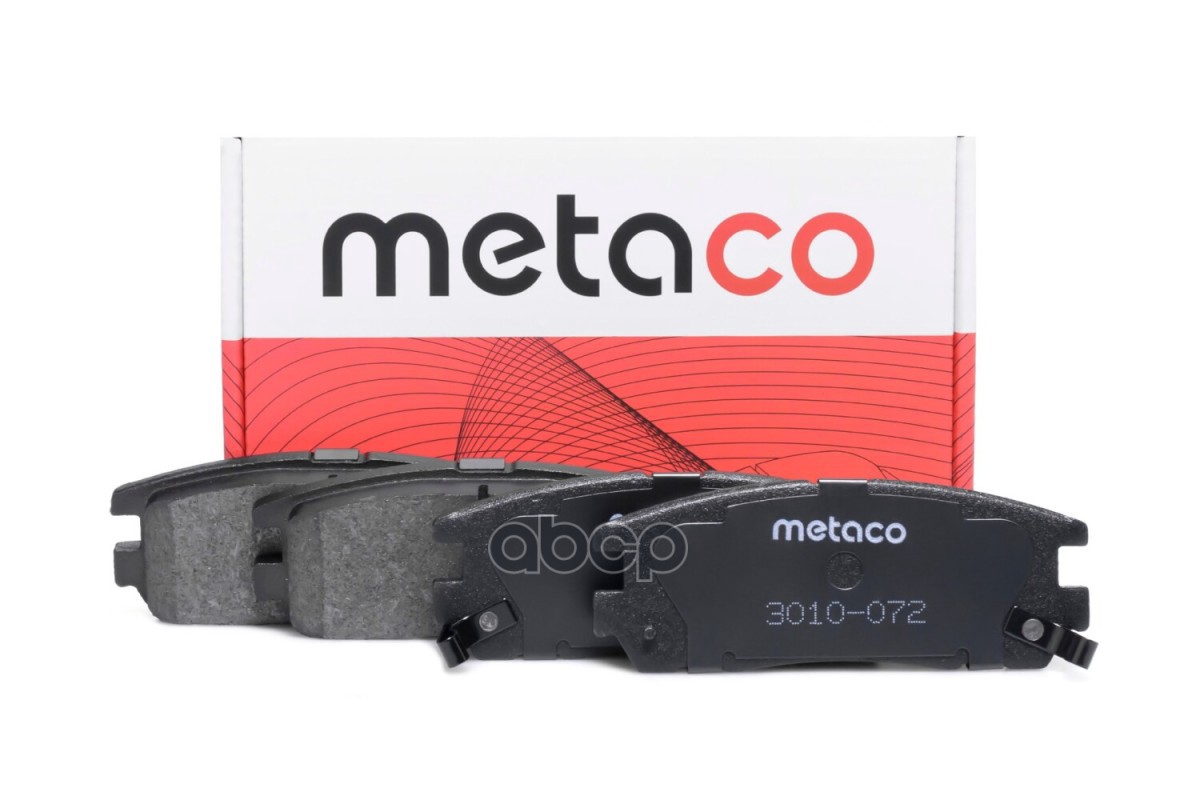 Колодки тормозные дисковые | зад | METACO арт. 3010072