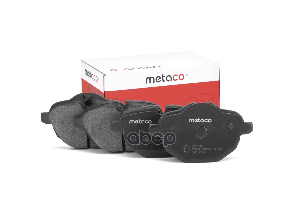 Колодки тормозные задние дисковые к-кт 3010083 METACO арт. 3010-083