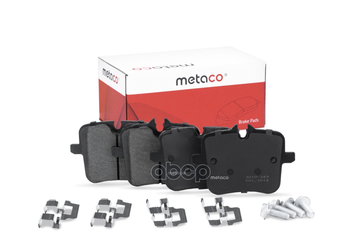 Колодки тормозные задние дисковые к-кт METACO арт. 3010349