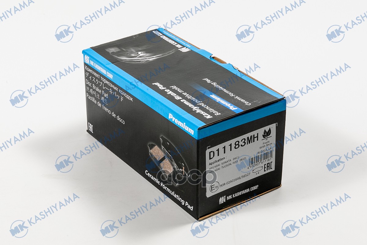 Колодки тормозные дисковые (с антискрипной пластиной)  BUICK LA CROSSE Saloon D11183MH MK KASHIYAMA арт. D11183MH