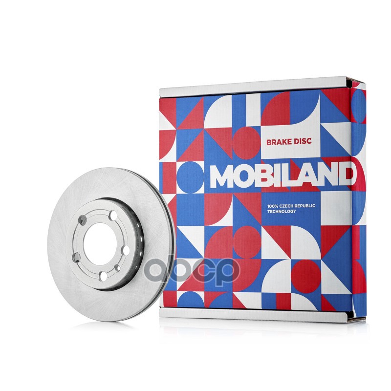 Диск тормозной передний вентилируемый D238,7мм для а/м SKODA FABIA I (6Y2), FABIA II (542) 416110071 MOBILAND арт. 416110071