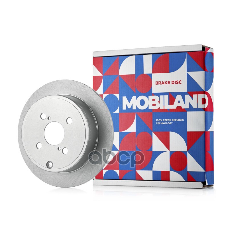 Диск тормозной задний невентилируемый D257,9мм для а/м TOYOTA COROLLA (_E12_) 416209080 MOBILAND арт. 416209080