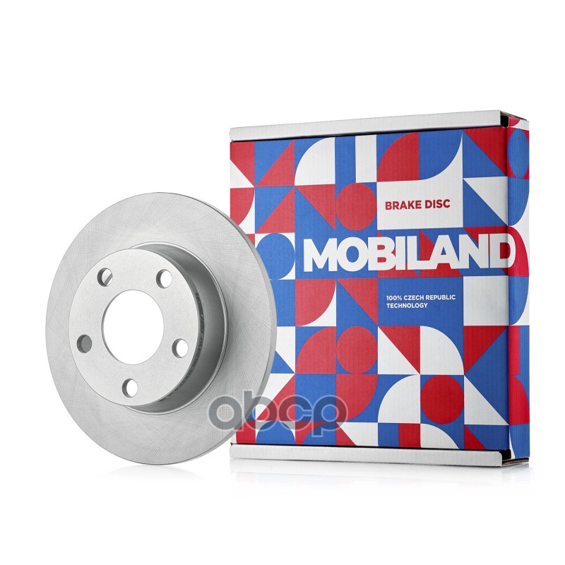 Диск тормозной задний невентилируемый D254,7мм AUDI A6 C5 (4B2) MOBILAND арт. 416209190